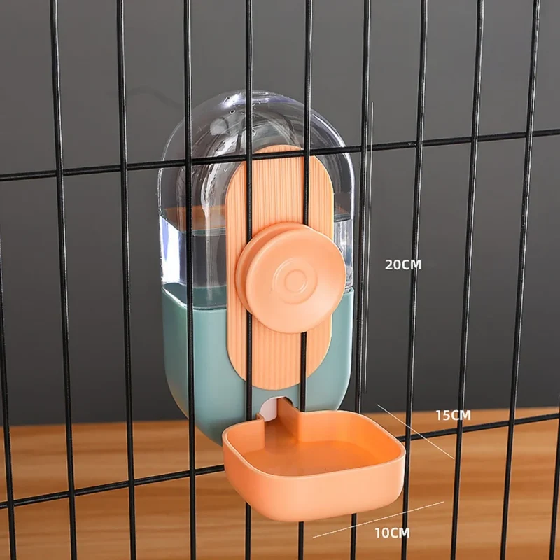 Pet Dogs Cage Hanging Feeder 29/27oz Automatic Water Fountain Food Container Dispenser for Puppy Cats Rabbit Pet Feeding Product
