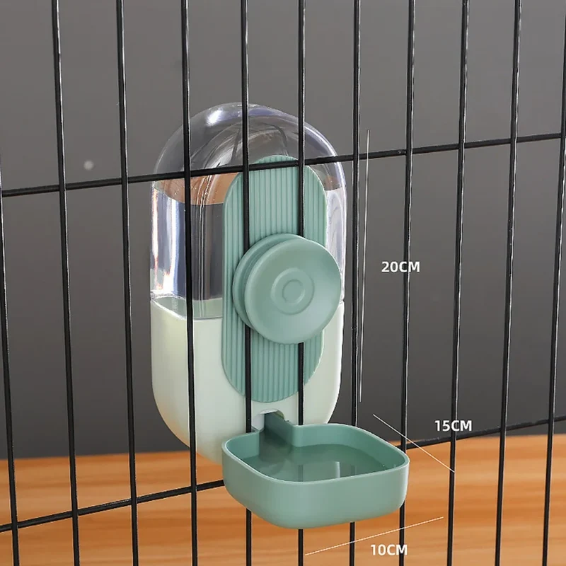 Pet Dogs Cage Hanging Feeder 29/27oz Automatic Water Fountain Food Container Dispenser for Puppy Cats Rabbit Pet Feeding Product