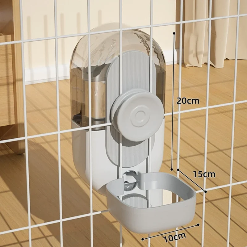 Pet Dogs Cage Hanging Feeder 29/27oz Automatic Water Fountain Food Container Dispenser for Puppy Cats Rabbit Pet Feeding Product