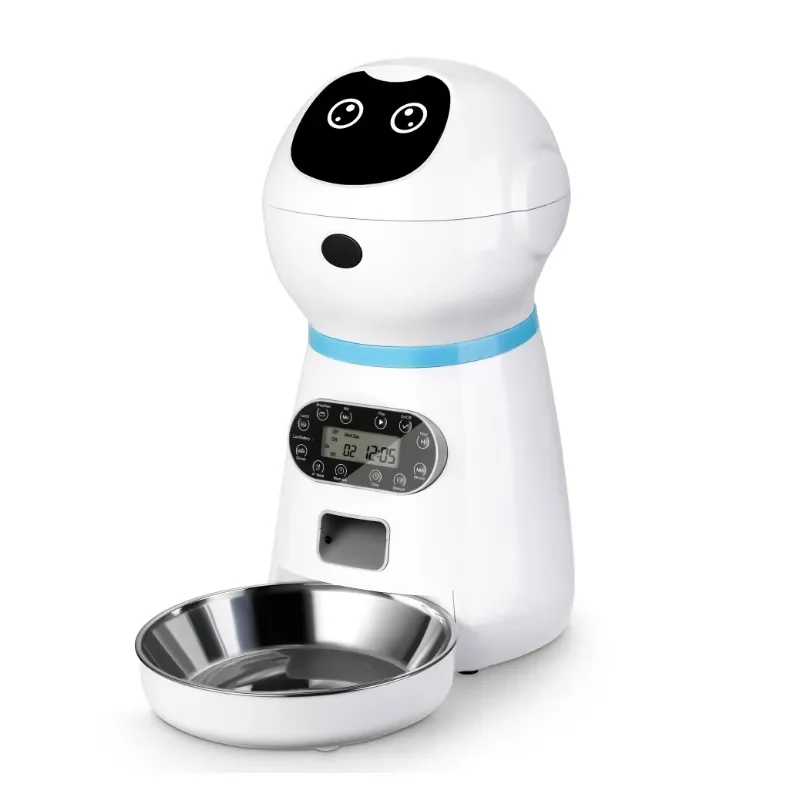 3.5L Automatic Pet Feeder Smart Food Dispenser For Cats Dogs Timer Stainless Steel Bowl Auto Dog Cat Pet Feeding Pet Supplies