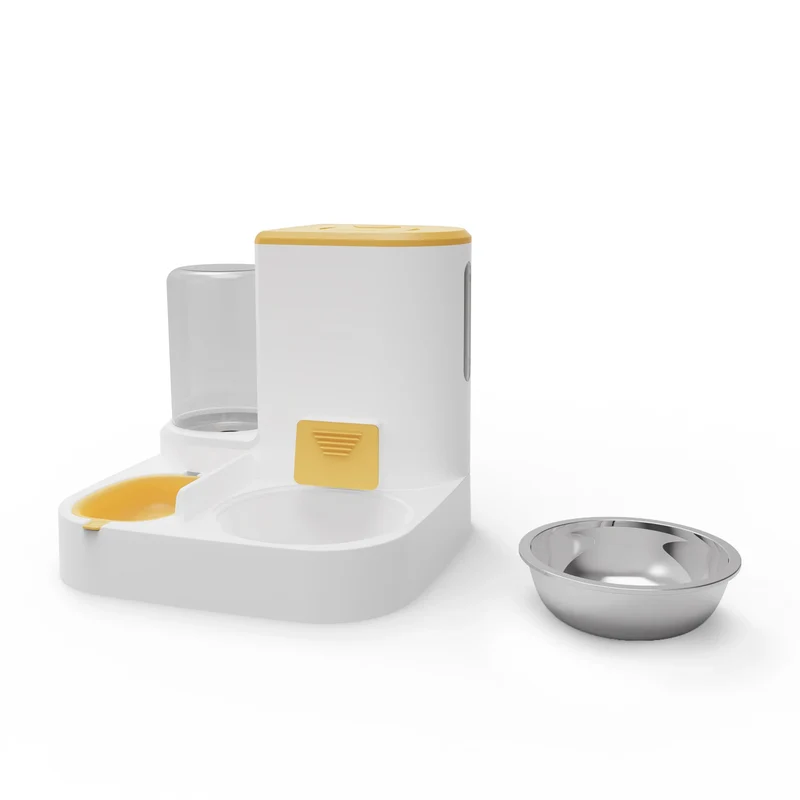 Automatic Dog Feeder Water Dispenser Drinker For Dogs Cats Stainless Steel Feeding Bowl Drinking Bottle Bowls Pet Supplies