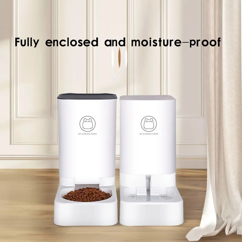 Automatic pet feeder, integrated cat and dog water dispenser, cat food and dog food automatic feeder, cat water dispenser