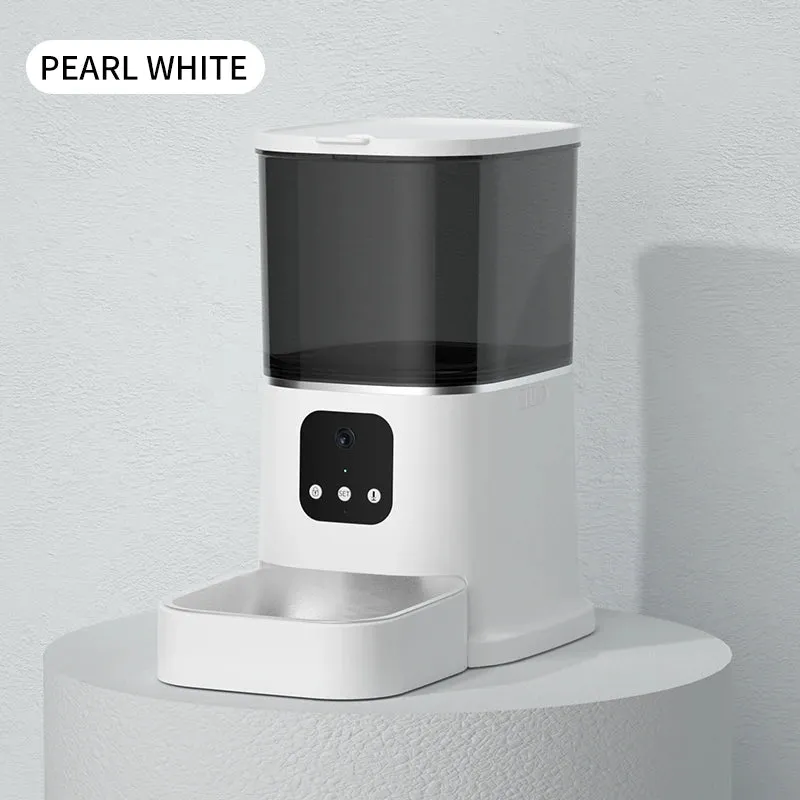 Automatic Pet Feeder Smart Recorder APP Control Remote Feeding Timer Feed Cat Dog Food Dispenser With WiFi HD Camera Pet Bowl