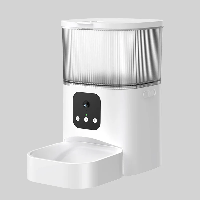 Automatic Pet Feeder Smart Recorder APP Control Remote Feeding Timer Feed Cat Dog Food Dispenser With WiFi HD Camera Pet Bowl