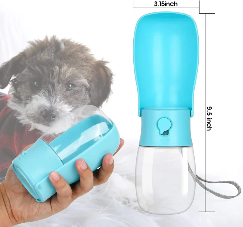 Original Design 300 ml Portable Pet Dog Water Bottle for Walking Feeder for Dogs Folded Bottle Water Dispenser