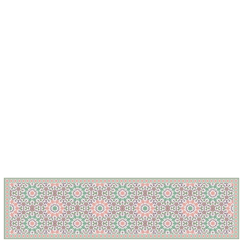 Vinyl hall runner mat "Casablanca" mosaic