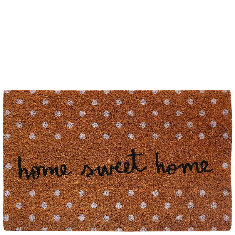 Doormat "home sweet home" brown