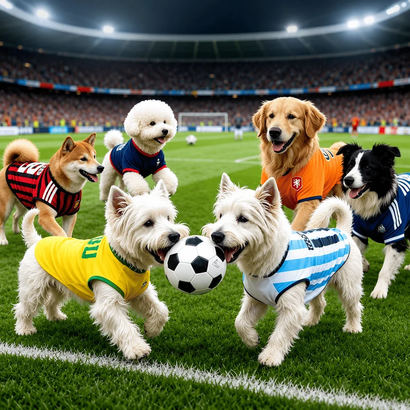 2026 Football Fan Dog Jersey | Matchday Pet Shirt