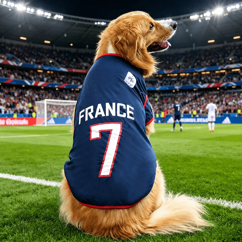 2026 Football Fan Dog Jersey | Matchday Pet Shirt