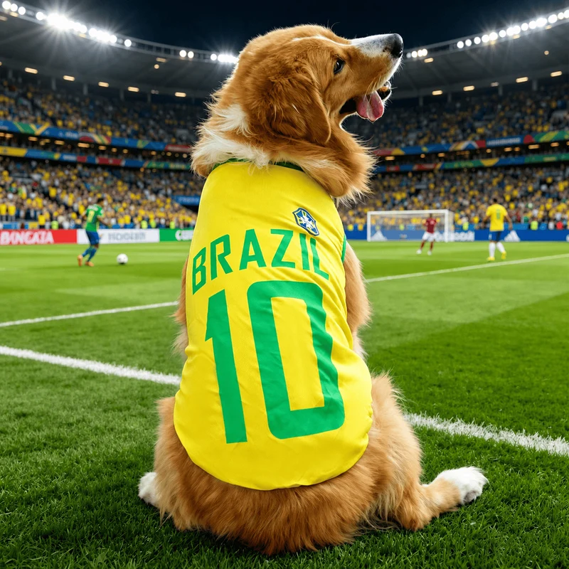 2026 Football Fan Dog Jersey | Matchday Pet Shirt