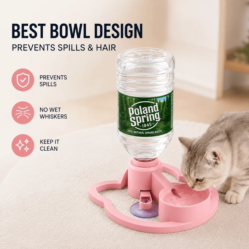 Gravity Pet Water Dispenser— No Electricity Required