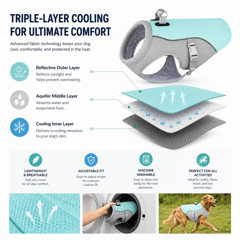 Dog Cooling Vest Harness
