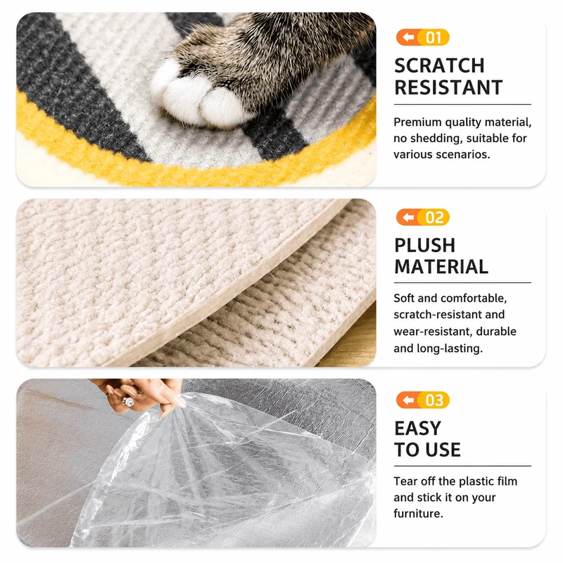 Removable Cat Scratching Pad Sticker