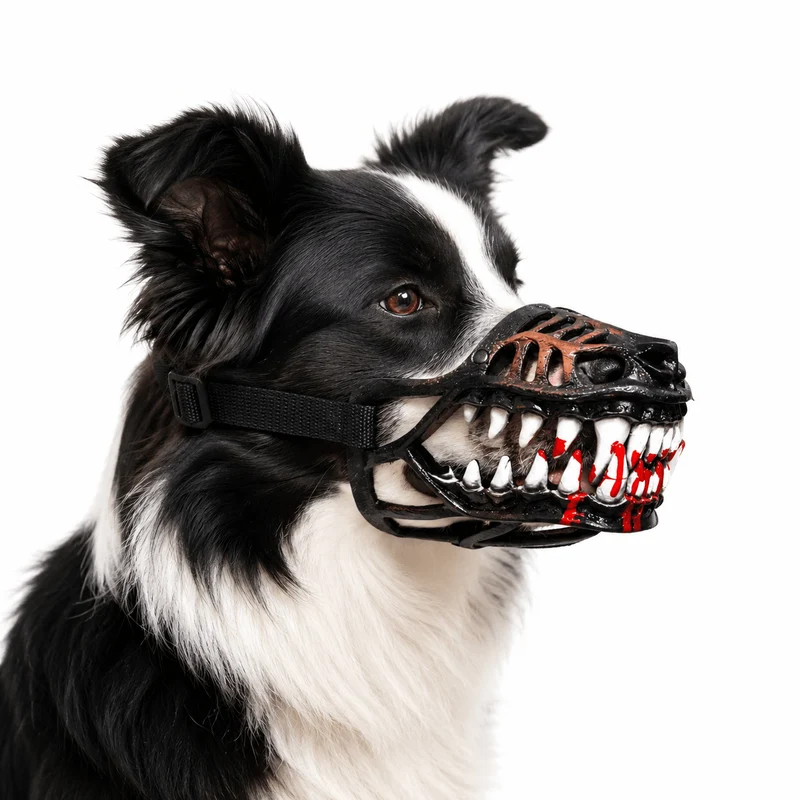 Scary Dog Muzzle with Teeth