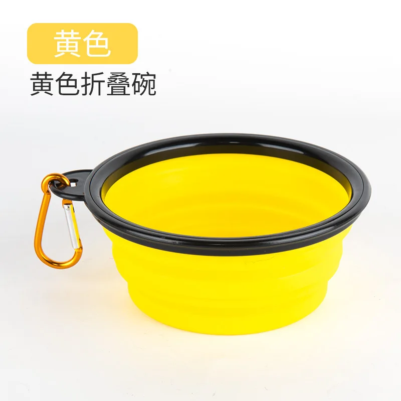 2 IN 1 Dog Travel Water Bottle Collapsible Pet Food Container Portable Dog Drinker for Cats Food Bowl Outdoor Double Used Bowls