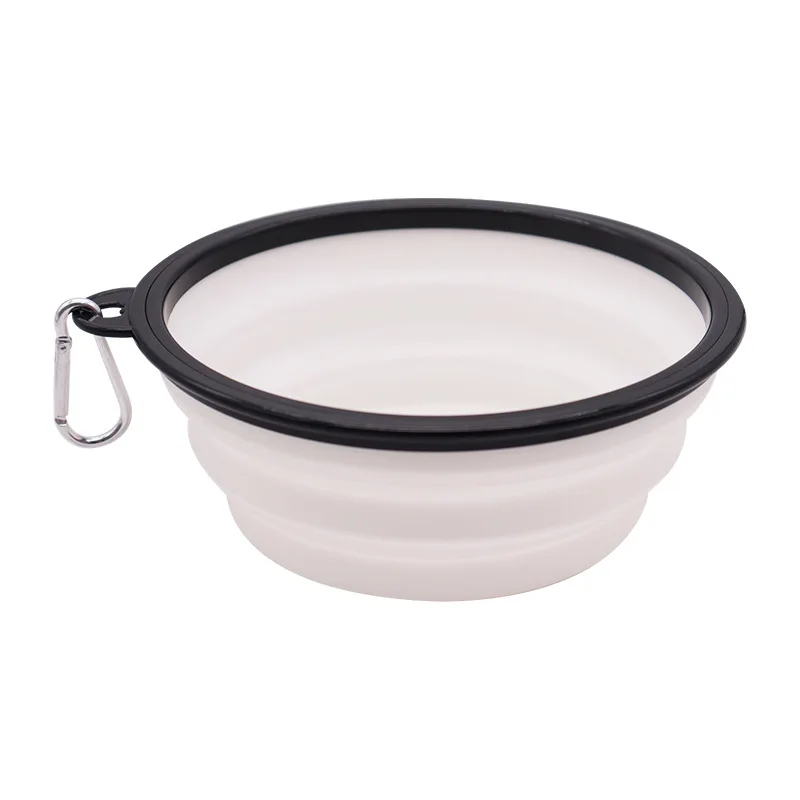 350ML Portable Foldable Pet Bowl Dogs and Cats Food and Water Container for Outdoor Travel Portable Feeding Bowls Pets Prodcuts