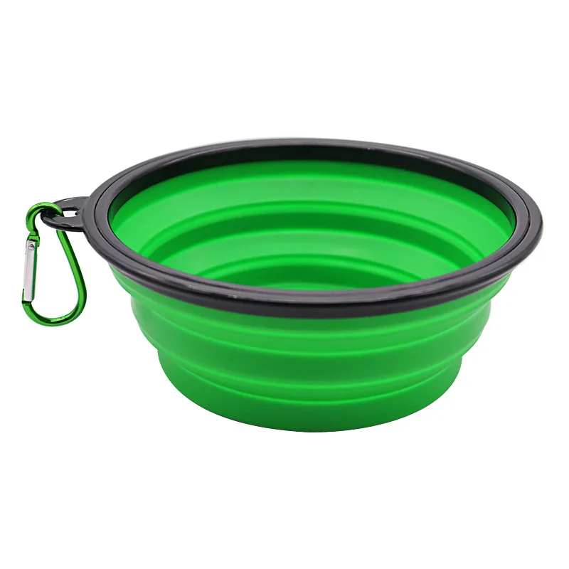 350ML Portable Foldable Pet Bowl Dogs and Cats Food and Water Container for Outdoor Travel Portable Feeding Bowls Pets Prodcuts
