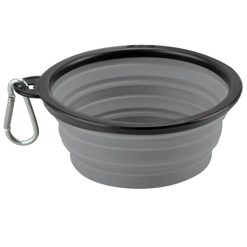 Furrybaby 1000ml Large Collapsible Dog Pet Folding Silicone Bowl Outdoor Travel Portable Puppy Food Container Feeder Dish Bowl