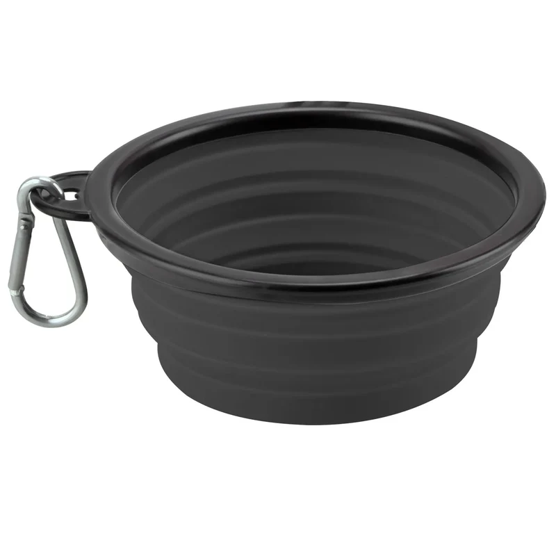 Furrybaby 1000ml Large Collapsible Dog Pet Folding Silicone Bowl Outdoor Travel Portable Puppy Food Container Feeder Dish Bowl