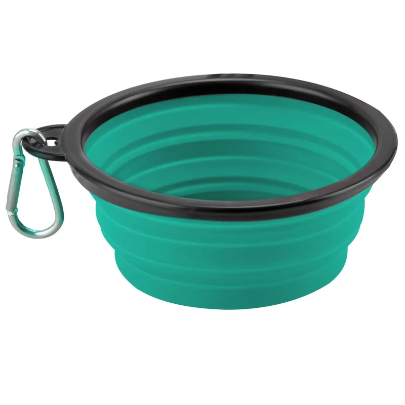 Furrybaby 1000ml Large Collapsible Dog Pet Folding Silicone Bowl Outdoor Travel Portable Puppy Food Container Feeder Dish Bowl