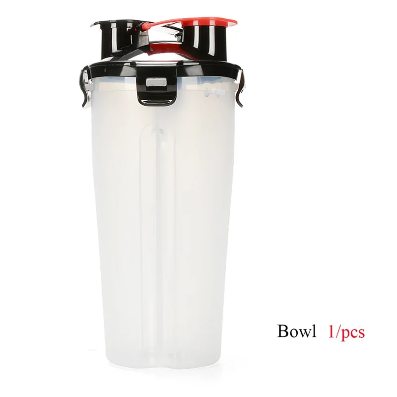 Pet Dog 2 in 1 Bottle Pet Feeder Dog Water Bottle Collapsible Folding Bowl Travel Outdoor Food Water Storage For Cat Dog Bowl