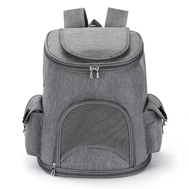 Breathable Dog Carrier Bag Portable Pet Outdoor Travel Backpack Reflective Carrier Bags for Cats French Bulldog Dog Accessories