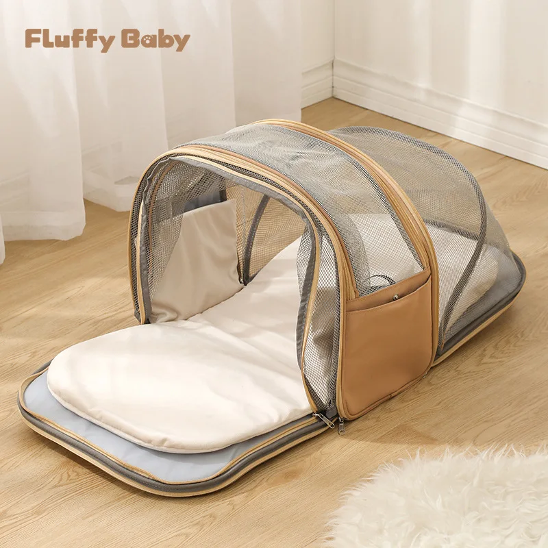 Dog Backpack Puppy Handbags Dog Transport Bag Pet Backpack Multifunctional Tent Pet Bag Puppy Carrier Pet Single Shoulder Bag