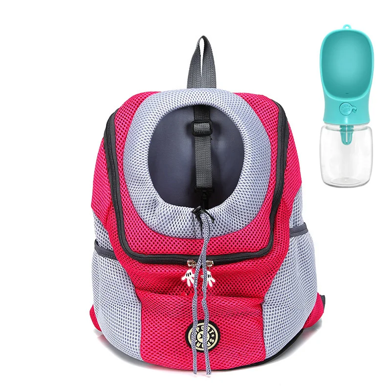 Pet Comfortable Small Dog Backpack Travel Breathable Mesh Puppy Dog Carrier Bag Durable Padded Shoulder Pet Cat Carrier 2020