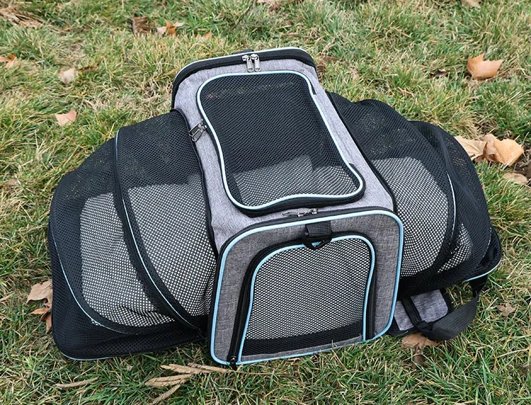 Pet Portable Carriers Bag waterproof Breathable Foldable Bag Cat Dog Carrier Bags Outgoing Outdoor Travel Pets Cats Handbag