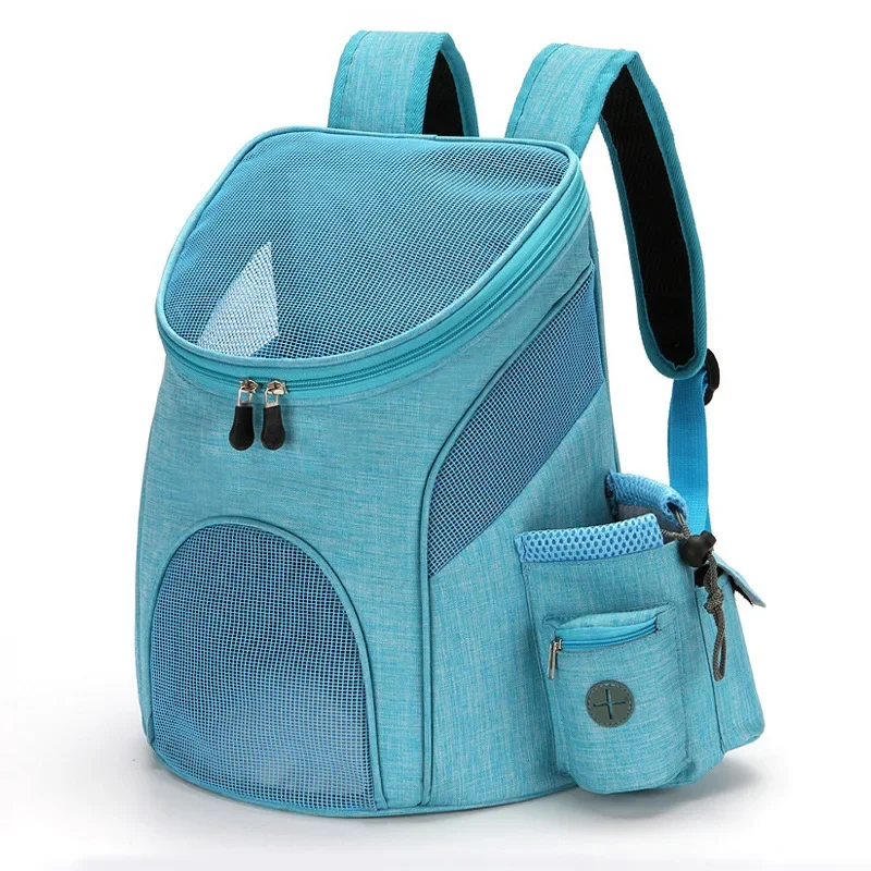 Portable mesh Dog Bag Breathable Dog Backpack Foldable Large Capacity Cat Carrying Bag Portable Outdoor Travel Pet Carrier
