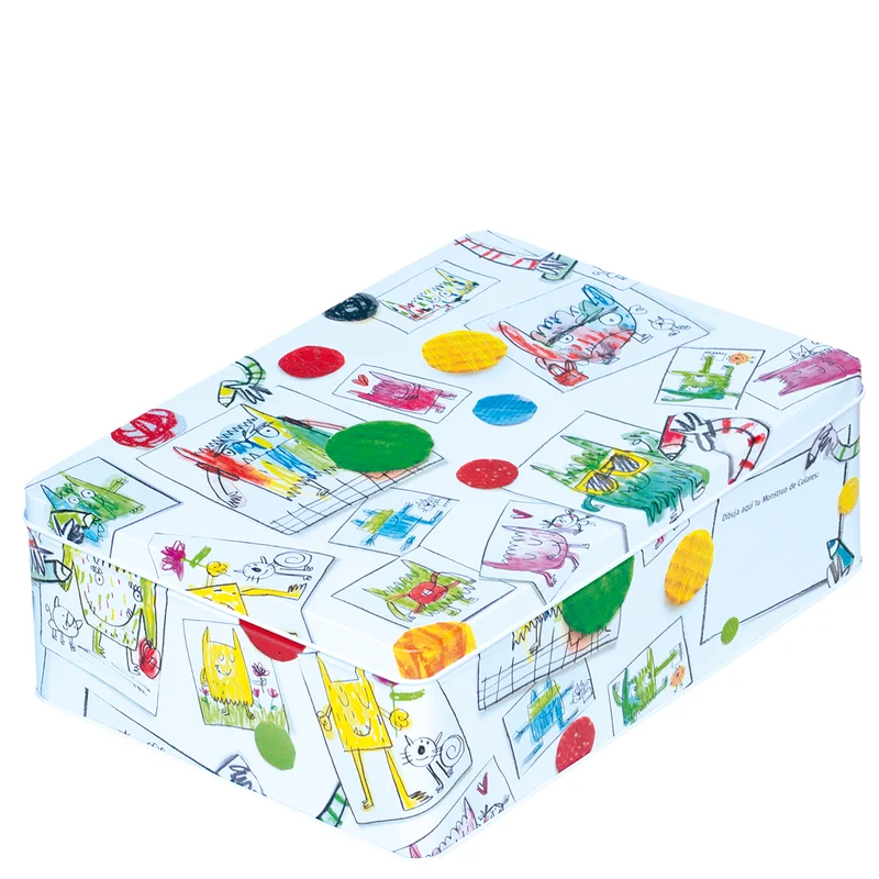 Metal box "The Color Monster" (Anna Llenas)