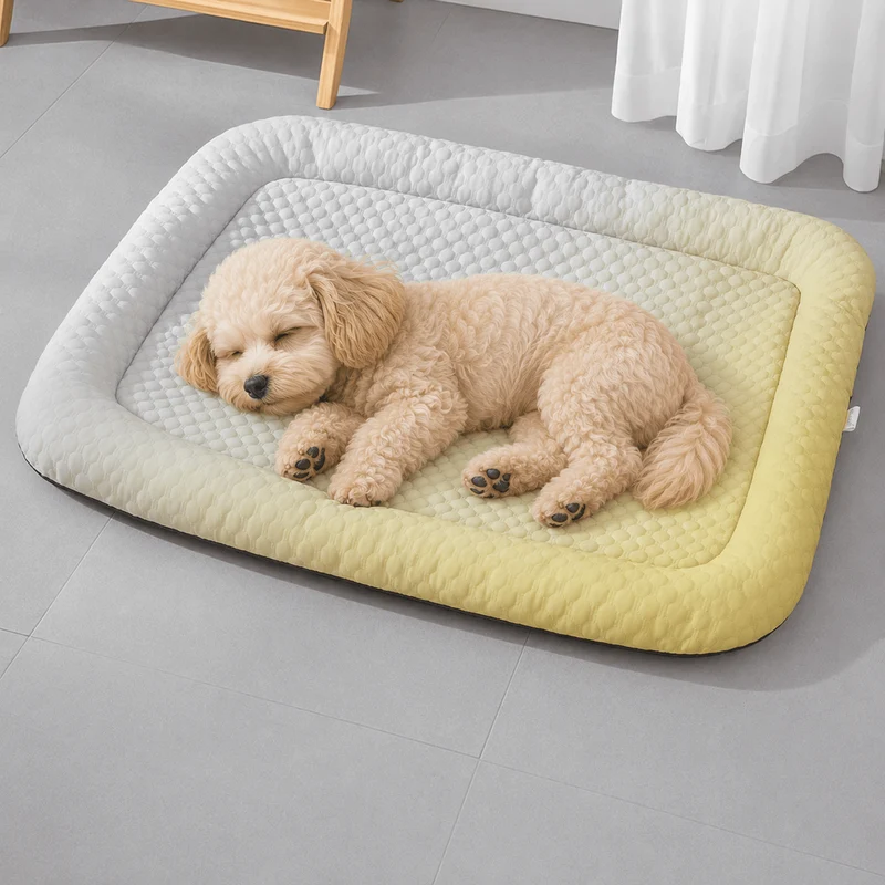Cooling Ice Silk Pet Bed