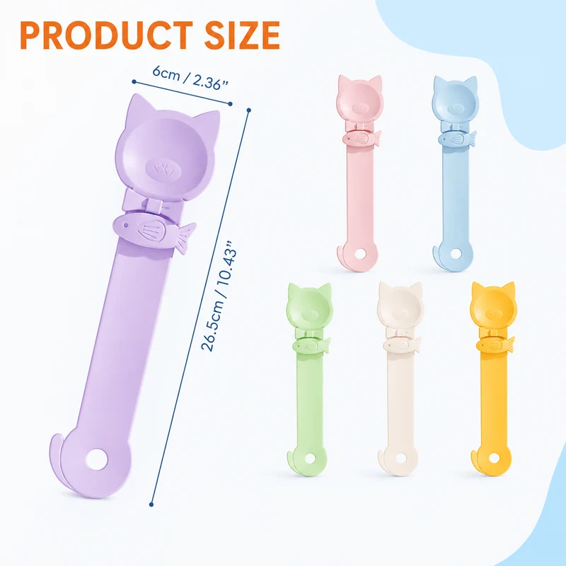 Cat Treat Dispenser Spoon 3PCS