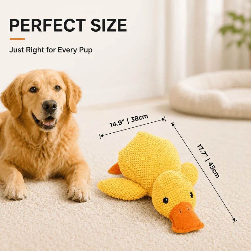 Squeaky Low-Quack Duck Toy