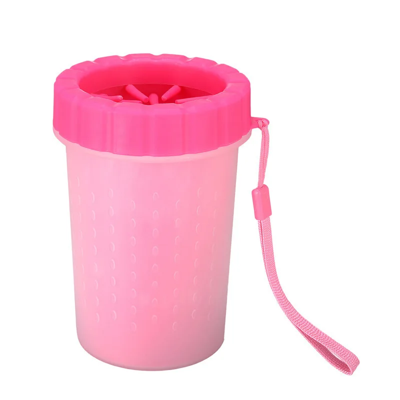 Pet Foot Washing Cup Dog Bath Magic Pet Beauty Cleaning Wipe free Automatic Foot Portable Cat Dirty Paw Cleaning Wash Brush Cup