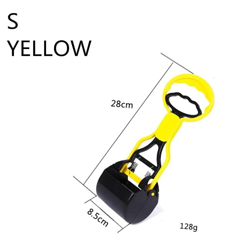 Pooper Scooper for Dog Jaw Clamp Heavy Duty Long Handle Poop Scooper for Large Medium Small Dog Pet Cat for Grass Gravel Pick Up