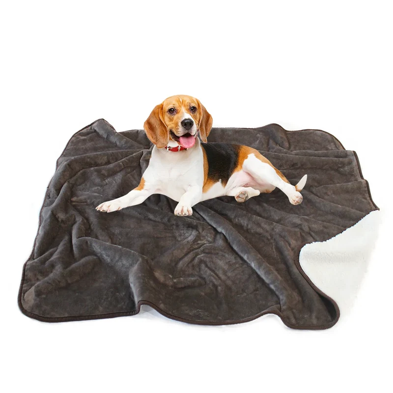 Bucephalus Waterproof Dog Blankets, Reversible Soft Pet Blankets Washable for Couch Protection, Pee Proof Blankets for Dog,Cat