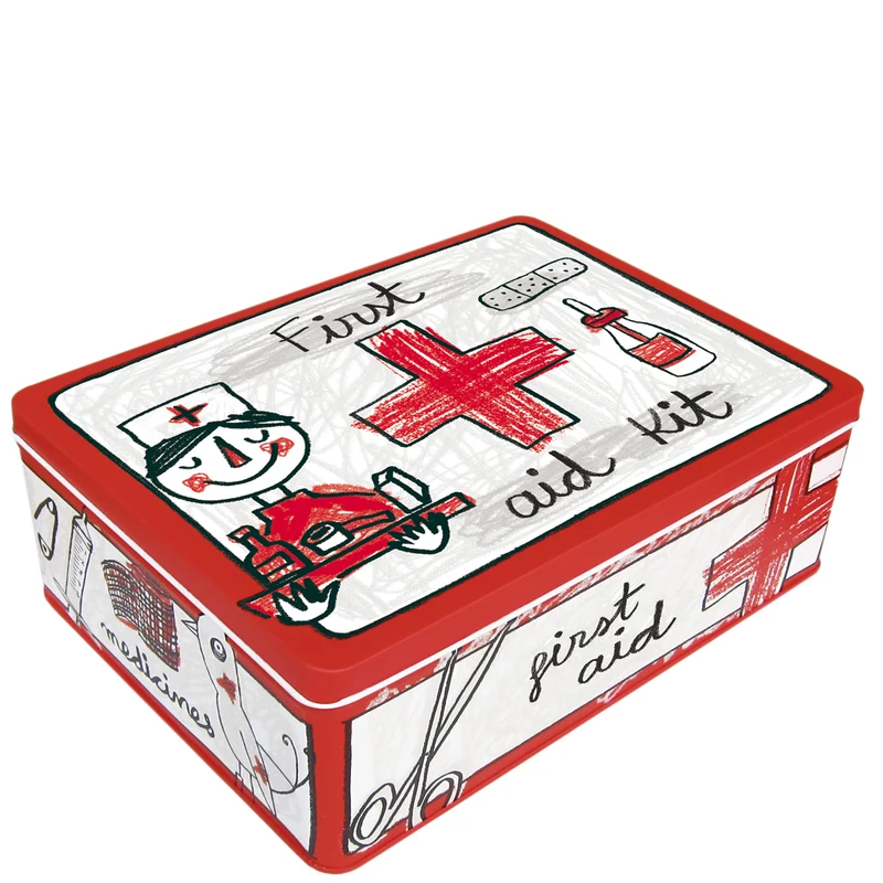 Metal box "first aid kit"