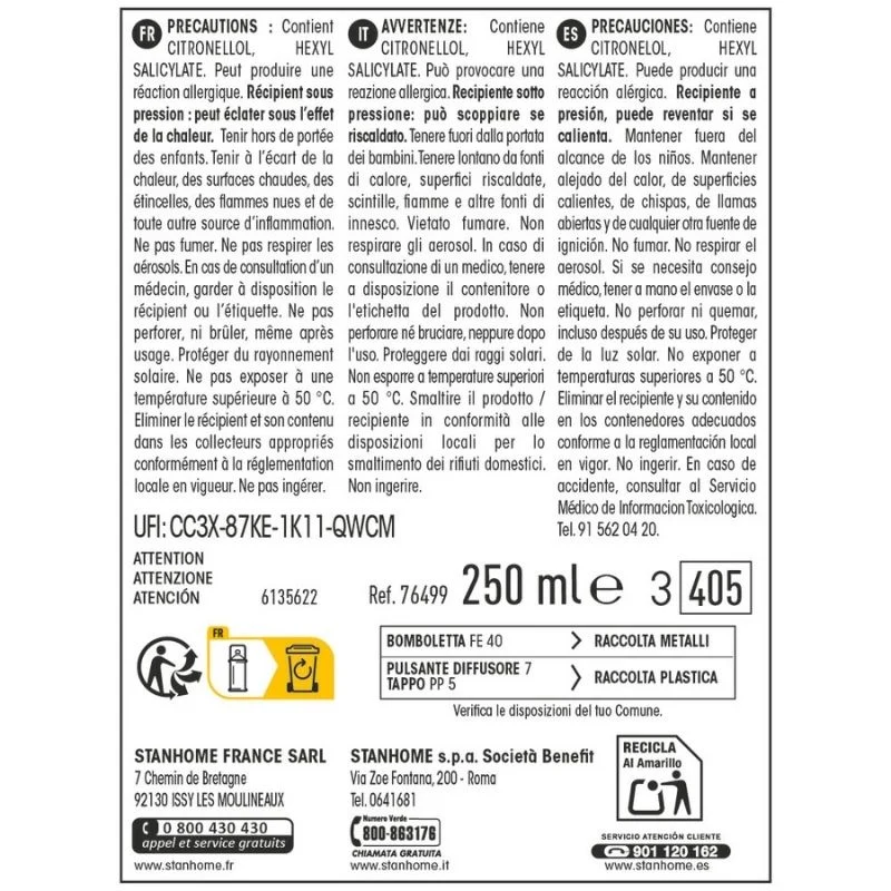 ANTI ODOR SPRAY 250ML