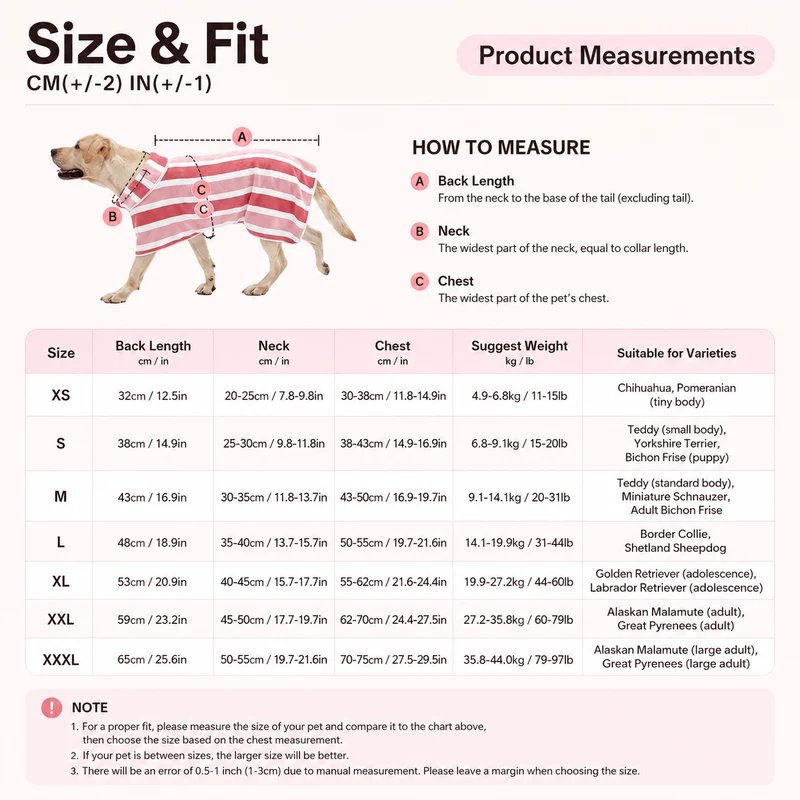 Quick-Dry Dog Bathrobe