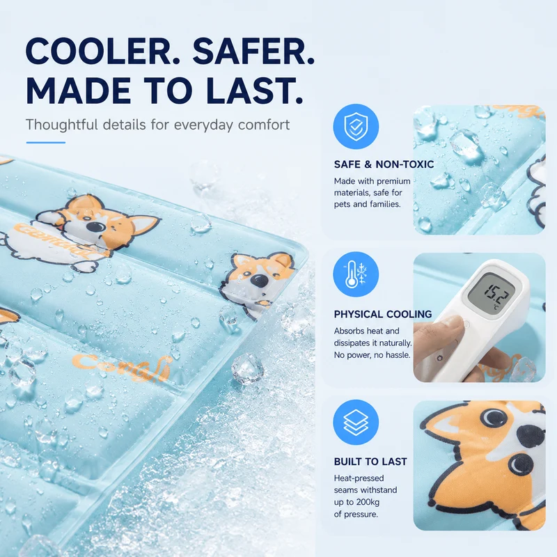 Self-Cooling Pet Mat for Dogs & Cats