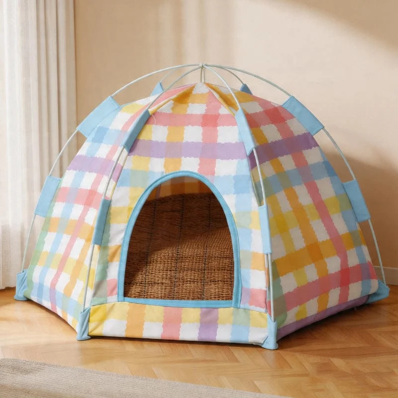 Tiny Luxury Pet Tent Bed