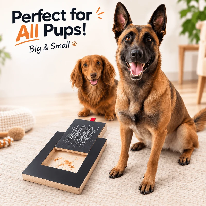 Dog Nail Scratch Board & Treat Puzzle