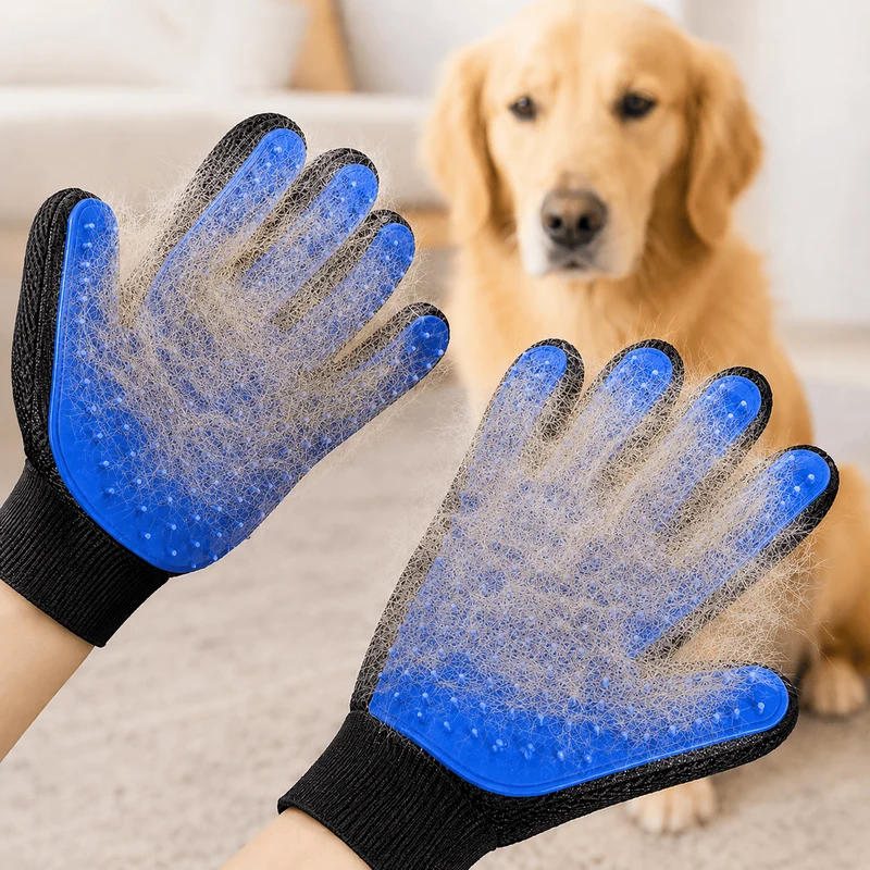 Pet Hair Remover Glove - 1 Pair