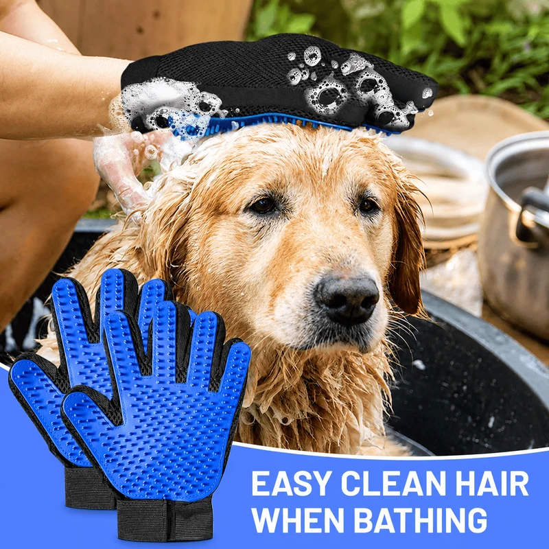 Pet Hair Remover Glove - 1 Pair