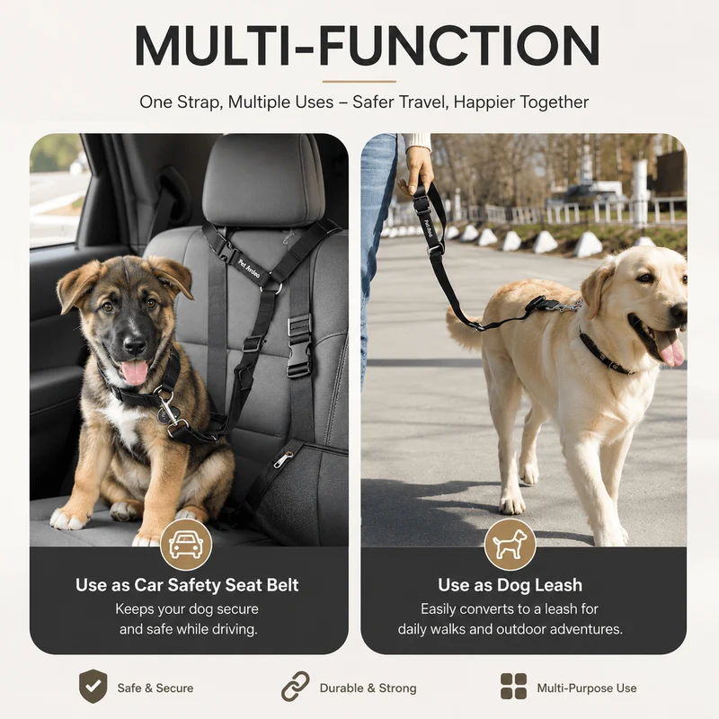 Adjustable Dog Car Seat Belt