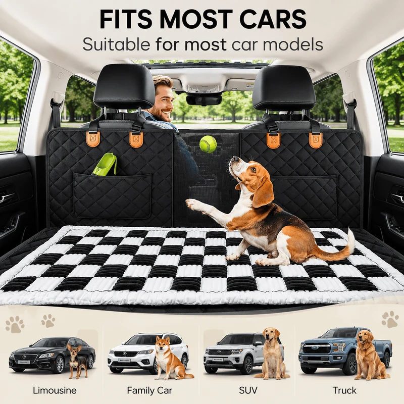 Deluxe Back Seat Dog Bed Mat