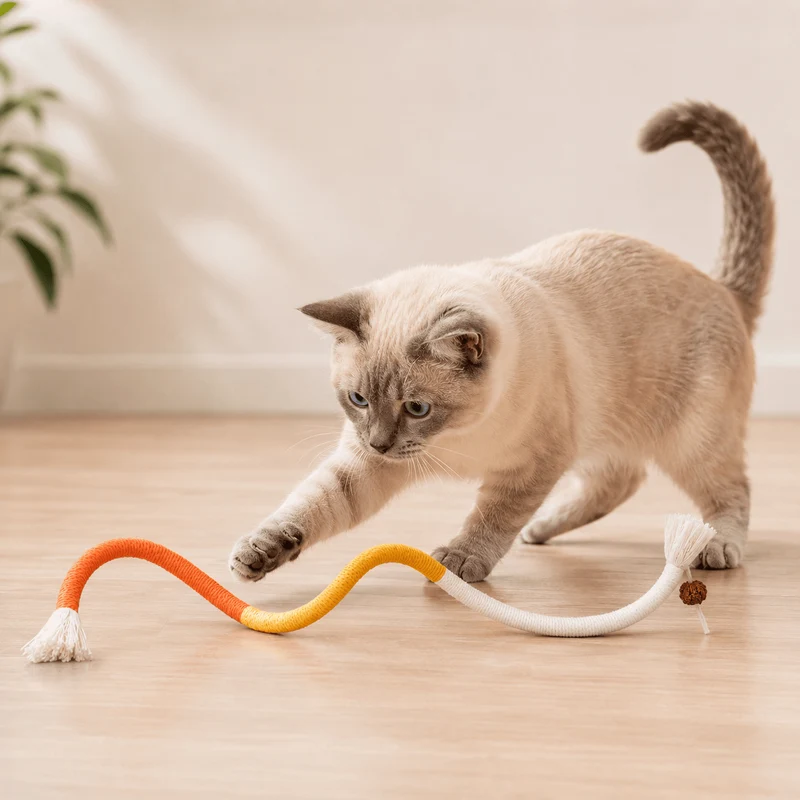 Cat Chew Rope Toys for Teeth Cleaning