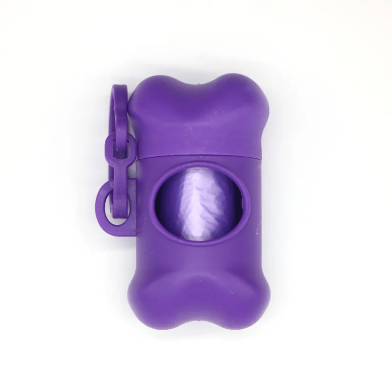 7Colors Puppy Dog Poop Scooper Bags Dispenser Garbage Bag Set Poop Collector Holder Portable Pet Dog Pooper Scooper Pet Supplies