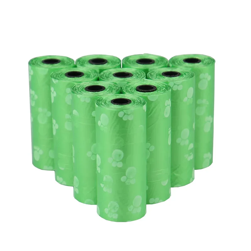 Pet Supplies Dog Poop Bags for Waste Refuse Cleanup 10-50Roll(15 Bag/ Roll)Puppy Cat Pooper Scooper Bag Rolls Outdoor Clean
